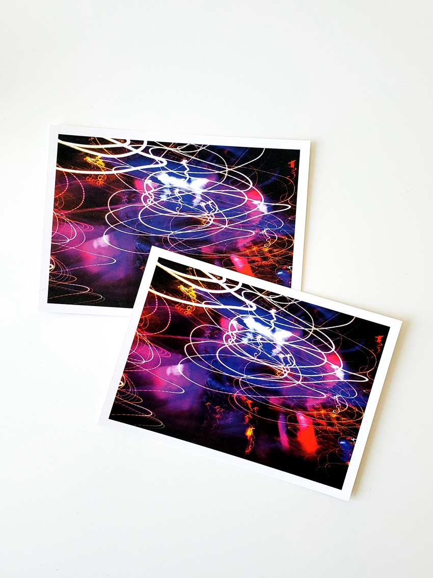 Two 5 x 7 Lightning Round Prints