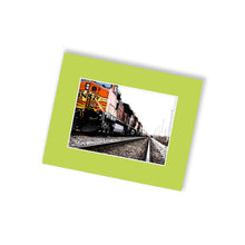 Load image into Gallery viewer, 5 x 7 Stay On Track Print with 8 x 10 mat