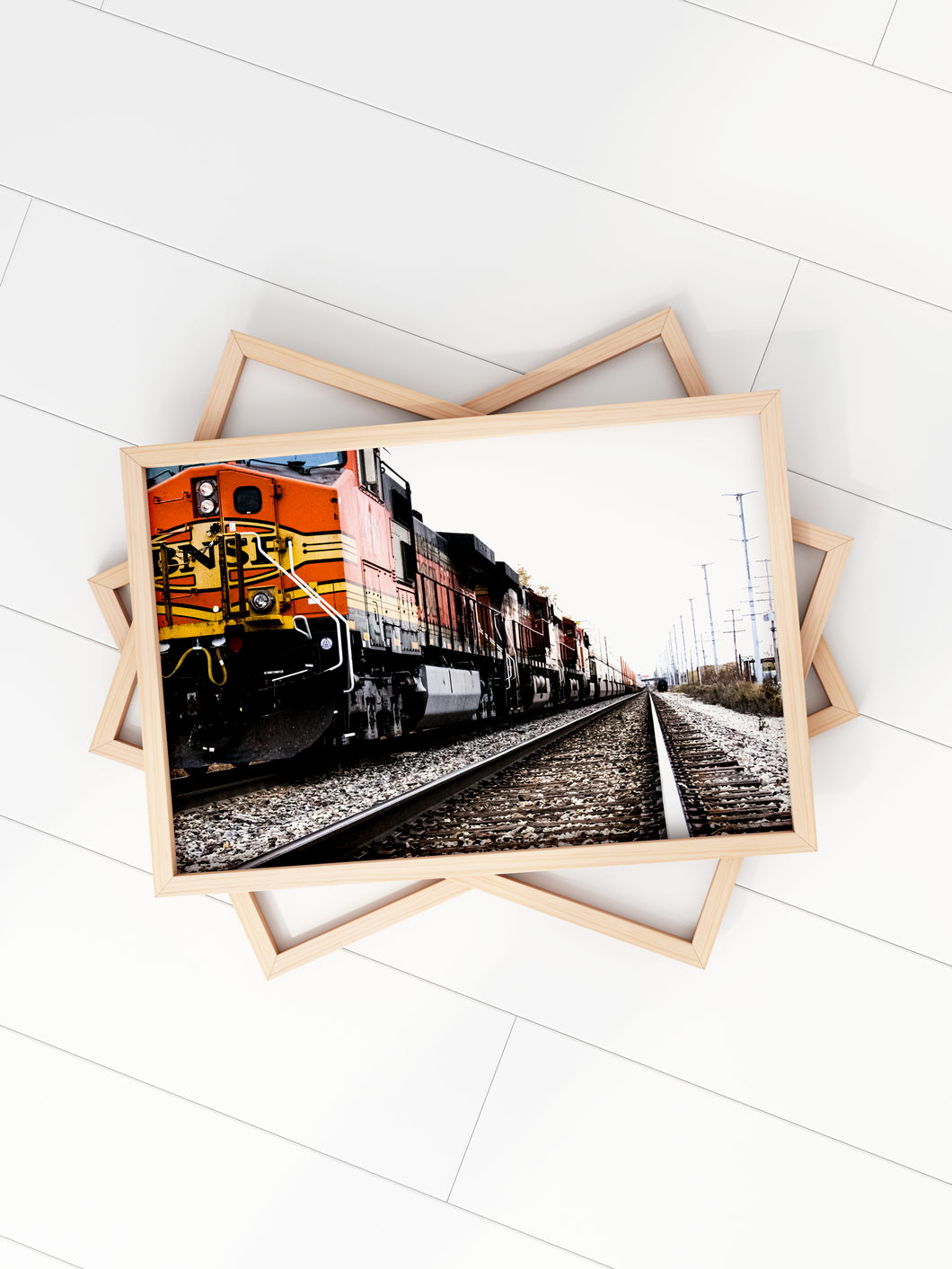 Two 5 x 7 Stay on Track Prints