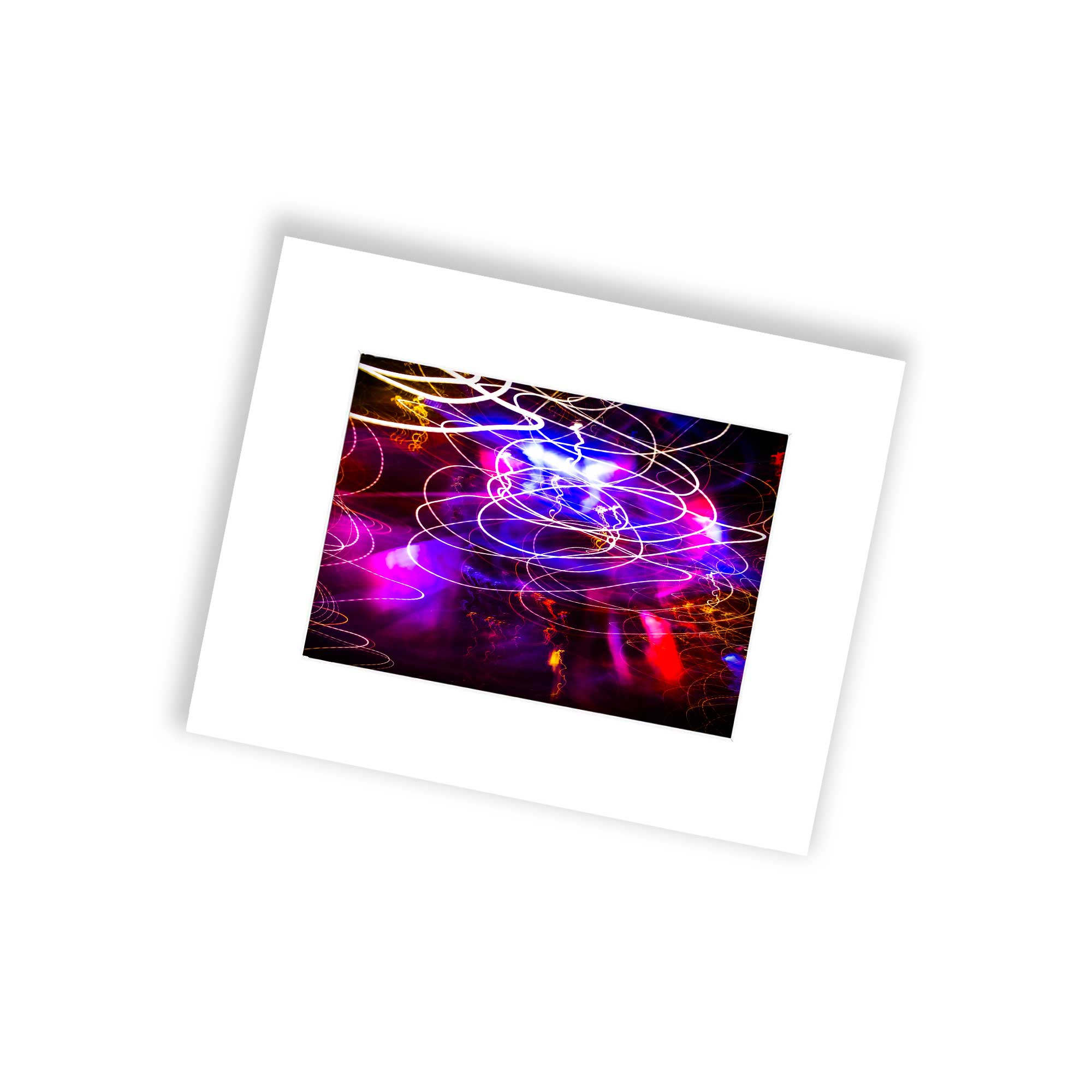 5 x 7 Lightning Round Print with 8 x 10 mat